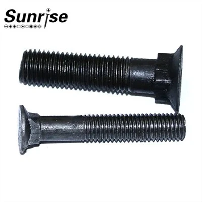 Bullone aratro a testa piatta con collo quadrato ASME/ANSI B18.5, B18.9