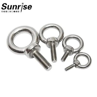 Bullone ad occhiello filettato in acciaio inossidabile da 6 mm, DIN580